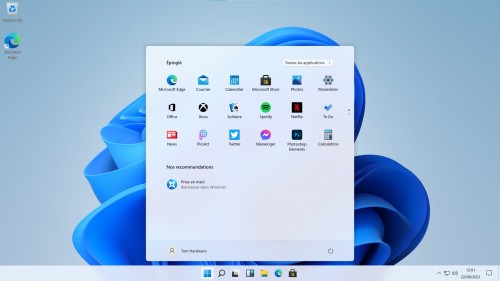 Le nouveau menu Démarrer de Windows 11