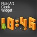 Pixel Art Clock Widget